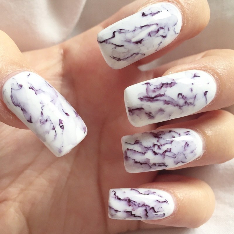 Ногти 2020 мрамор