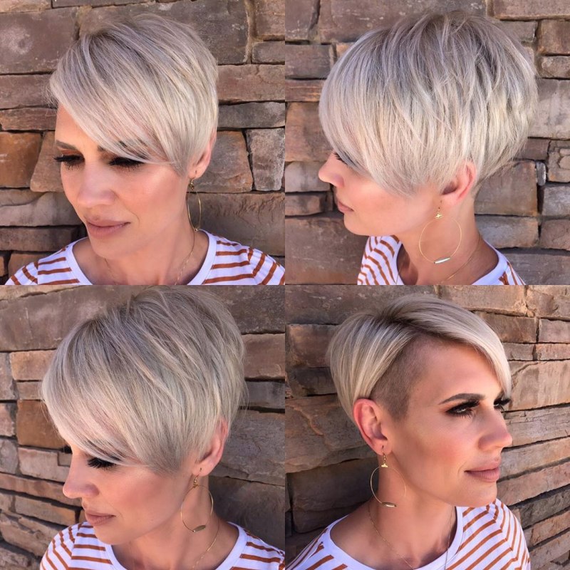 Стрижка Пикси с асимметрией 2021