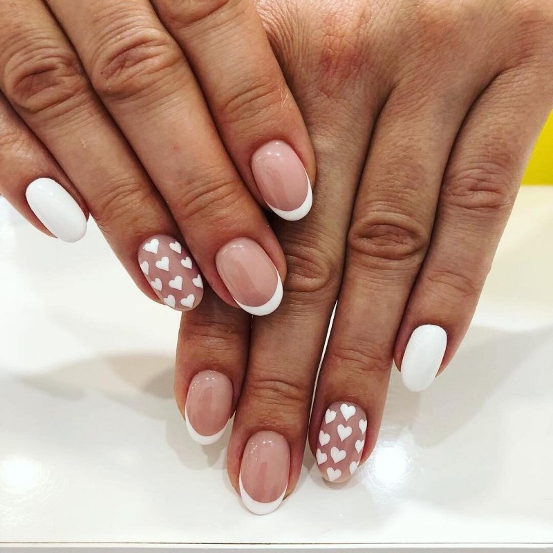 Френч на короткие ногти