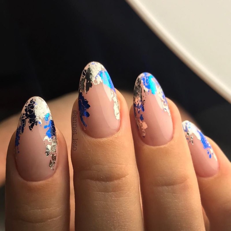 Маникюр овпл ные ногтт