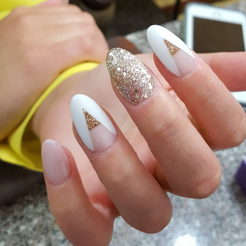 Овальная форма ногтей