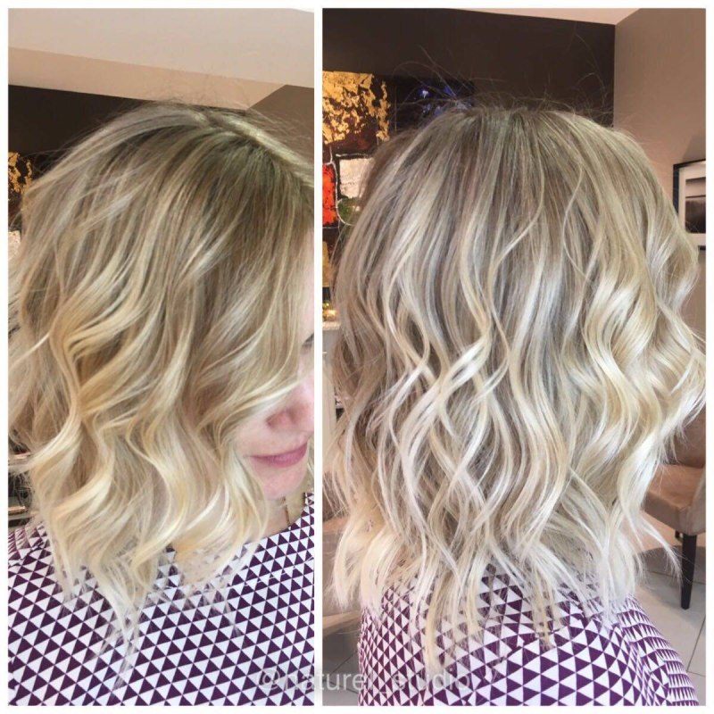 Балаяж русый и блонд