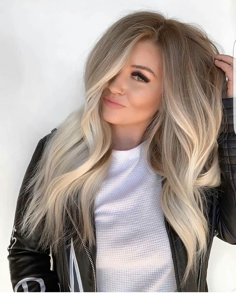 Техника балаяж на русые средние волосы