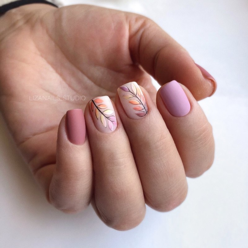 Маникюр офисный стиль 2020