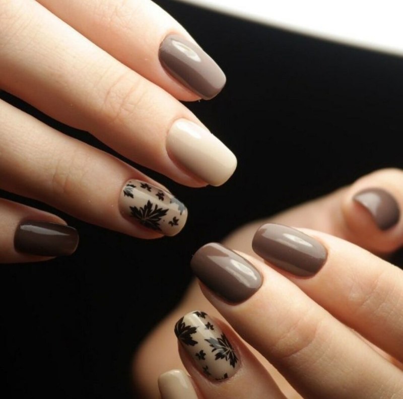 Ногти осень