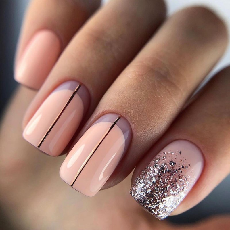 Яркий осенний маникюр