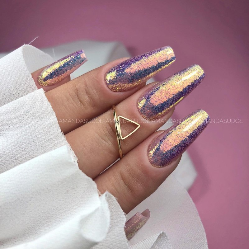 Гель лак зеркальная втирка