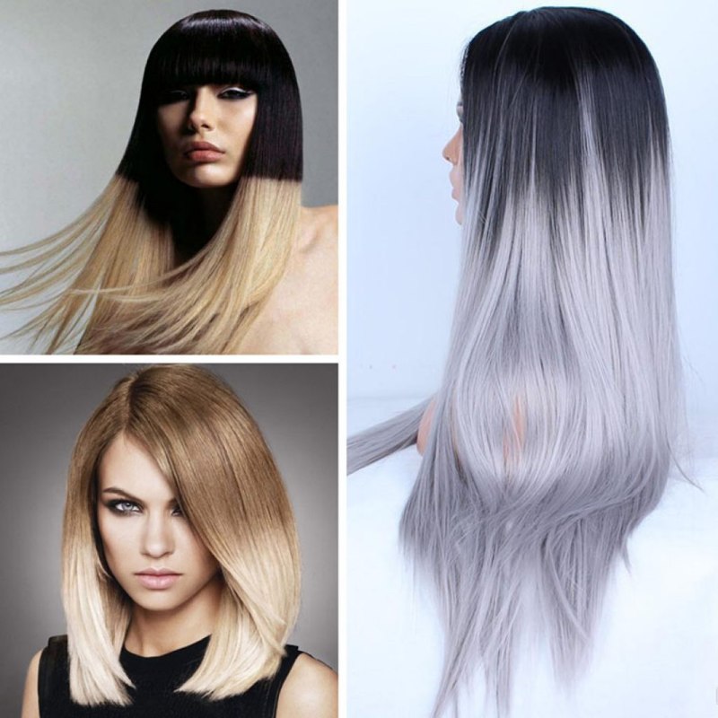 Окрашивание волос от темного к светлому