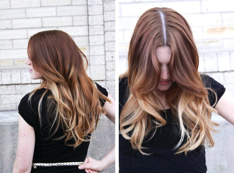 Окрашивание волос омбре в домашних условиях