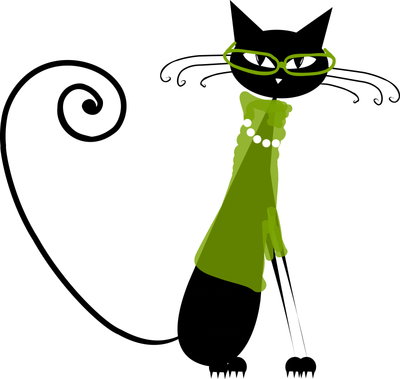 Модное изображение кошки