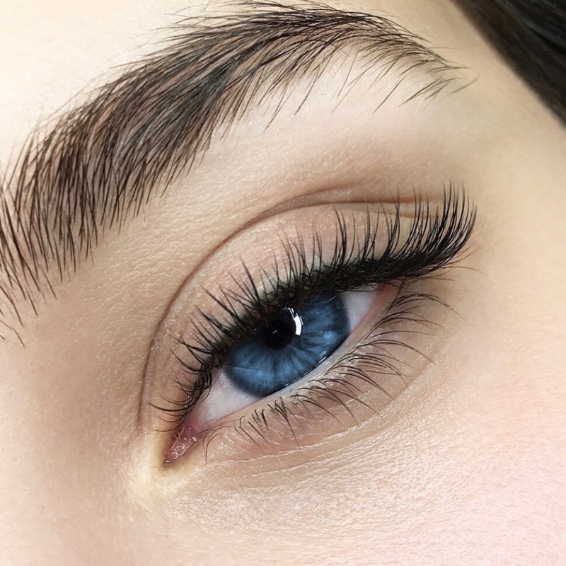 Накладные ресницы классика фото