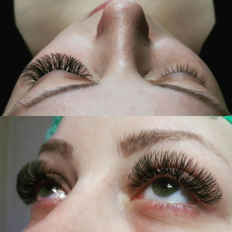 Наращивание ресниц классика 1d