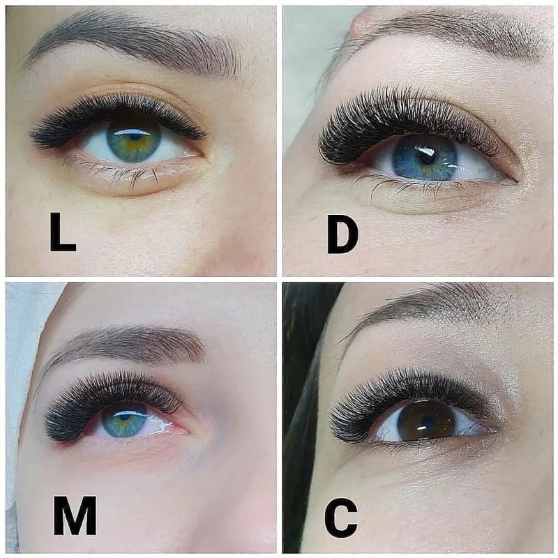 Естественные нарощенные ресницы