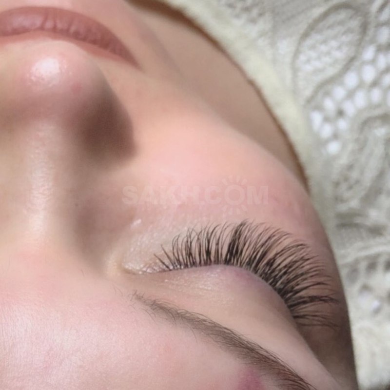 Нарощенные ресницы классика