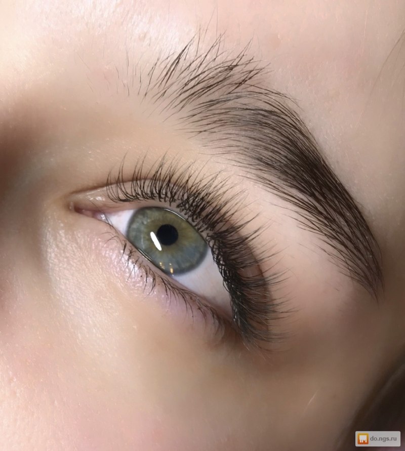 Ресницы классика фото до и после
