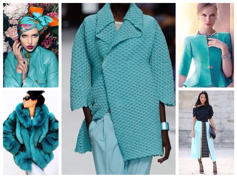 Костюм мятного цвета женский