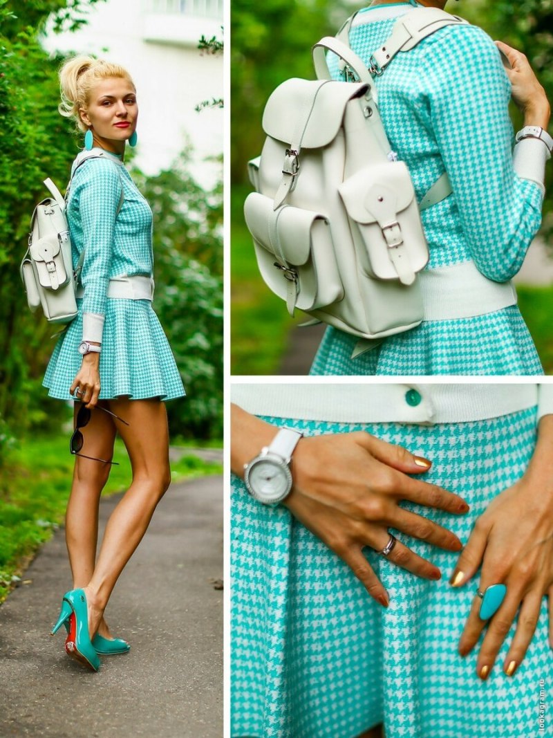 Образ в мятном цвете