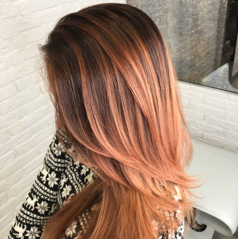 Шатуш балаяж рыжий