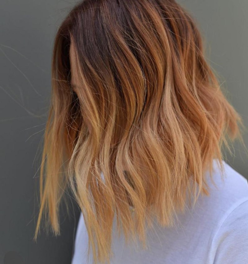 Окрашивание волос в рыжий цвет