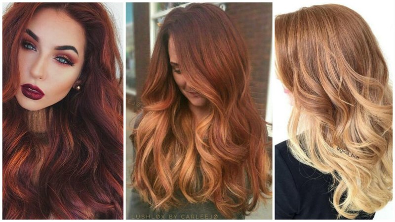 Окрашивание волос 2021 модные тенденции рыжие