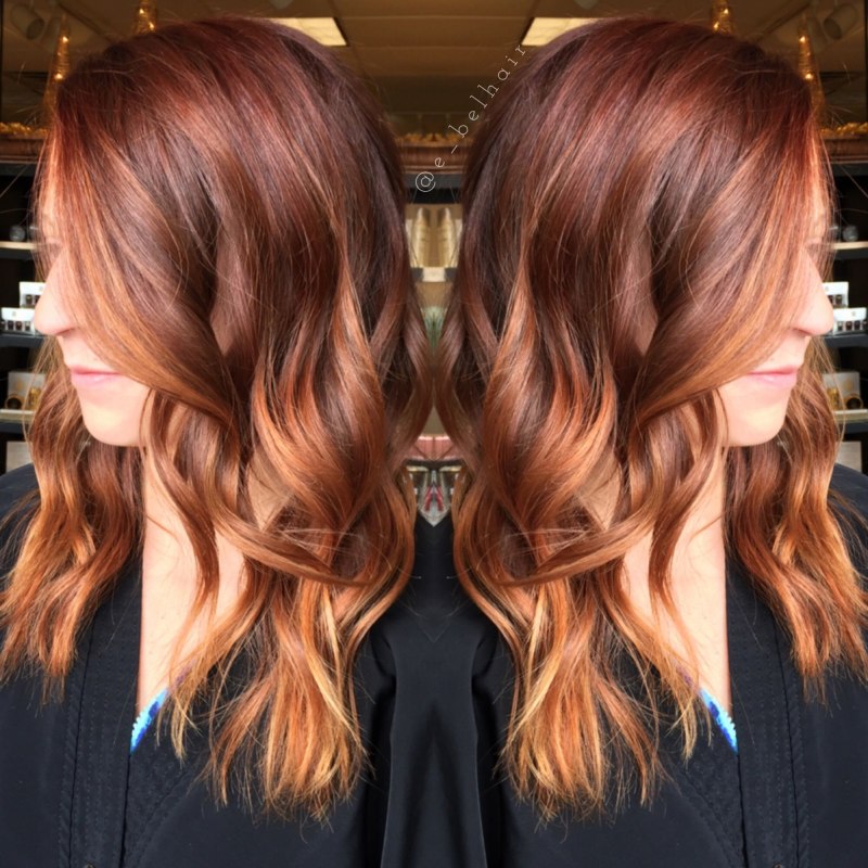 Peach Balayage
