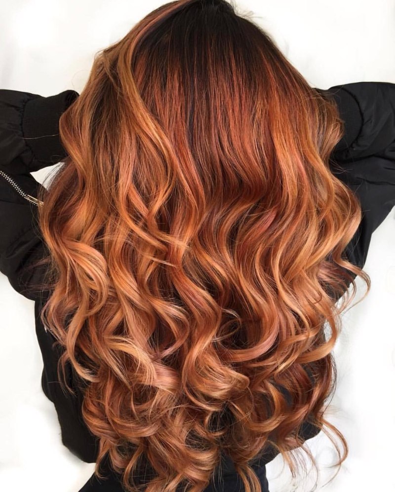 Шатуш балаяж рыжий