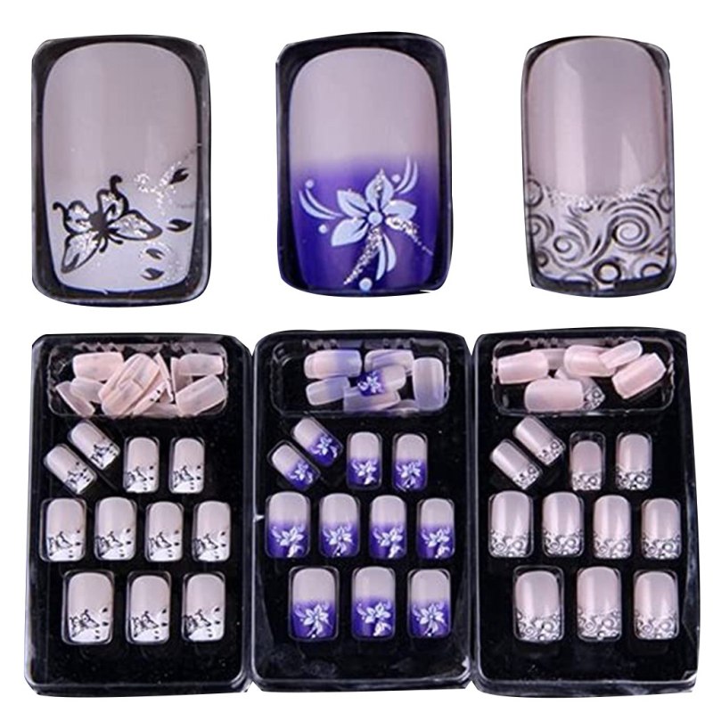 Накладные ногти не длинные