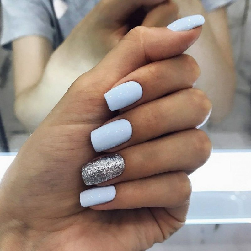 Серые ногти