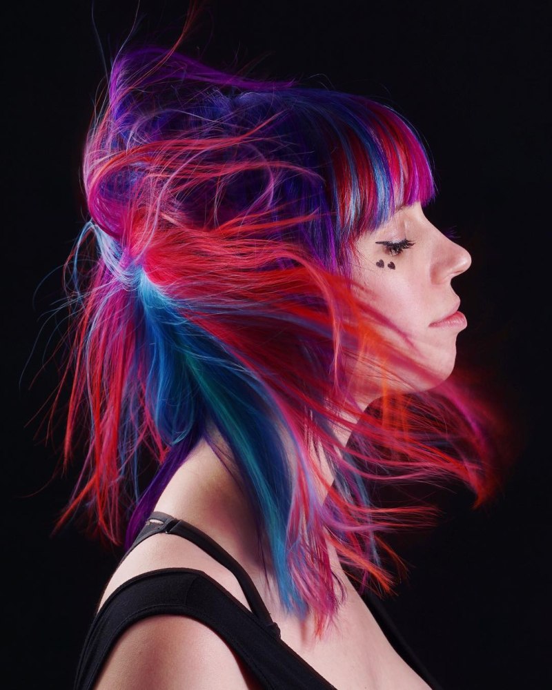 Необычные способы окрашивания волос