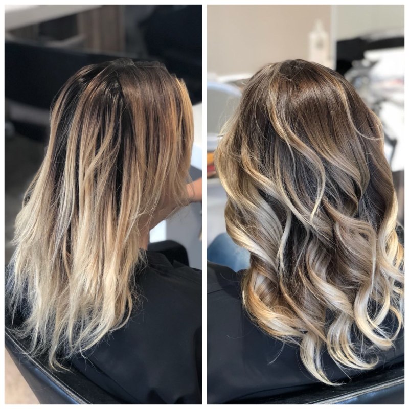 Цветное окрашивание волос