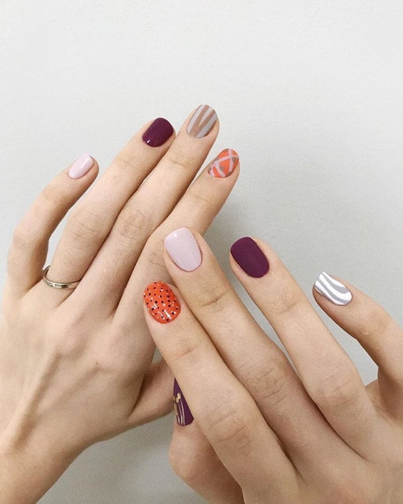 Нюдовый белый маникюр 2021