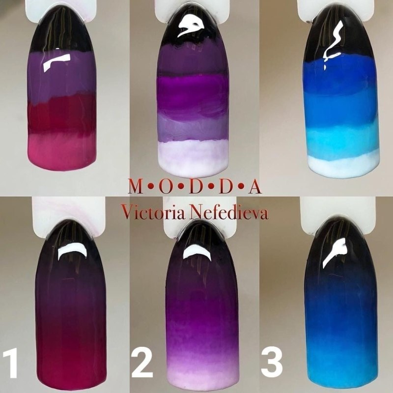 Маникюр градиент