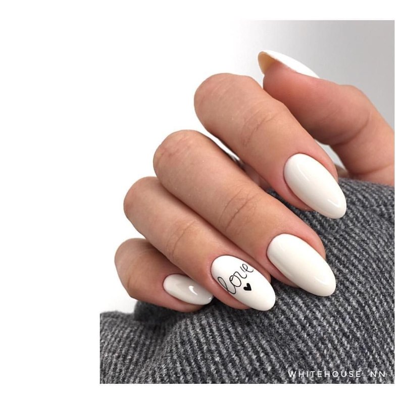 Белые ногти