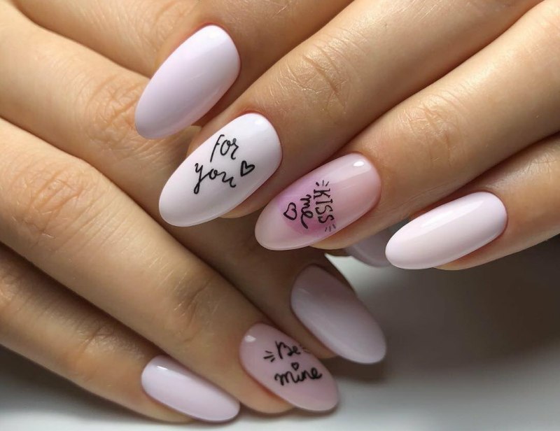 Нежный маникюр