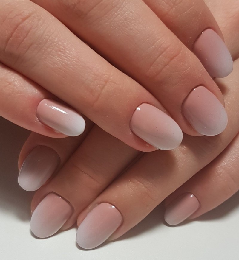 Френч градиент омбре