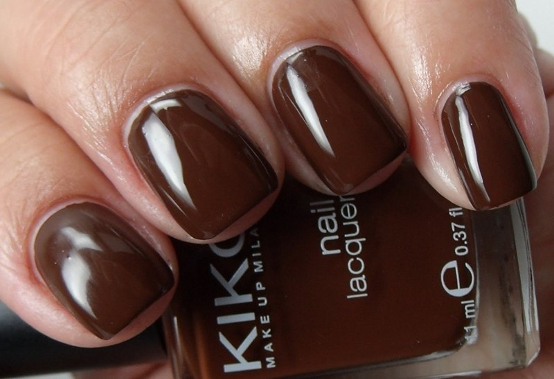 Шоколадный маникюр