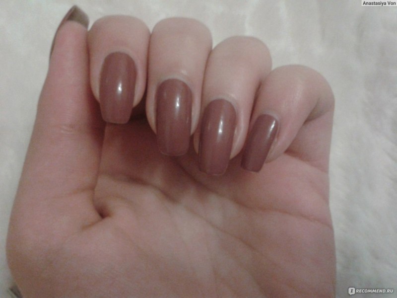 Маникюр шоколадного цвета