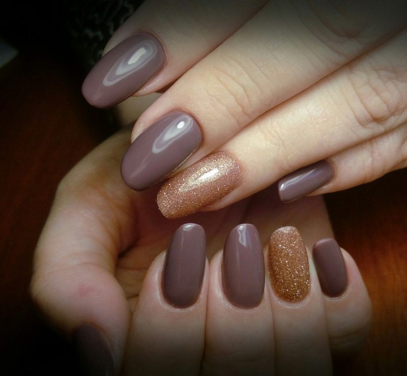 Ногти лмьре коричневые