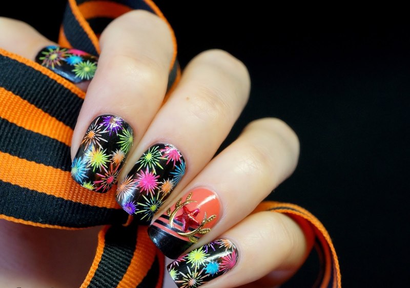 Сложный дизайн ногтей