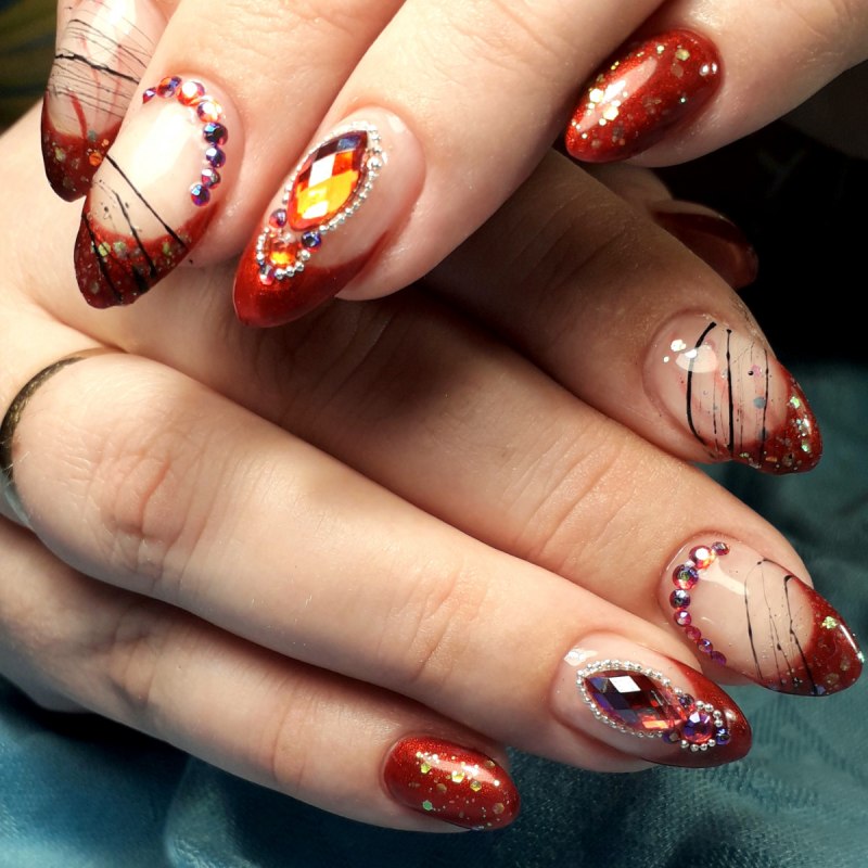 Ногти маникюр праздничный