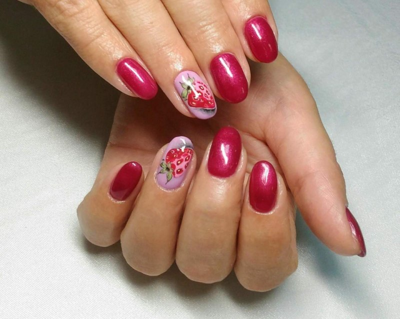 Маникюр на день рождения женщине