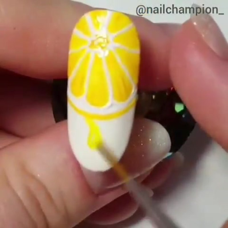 Мультяшка на ногтях пошагово