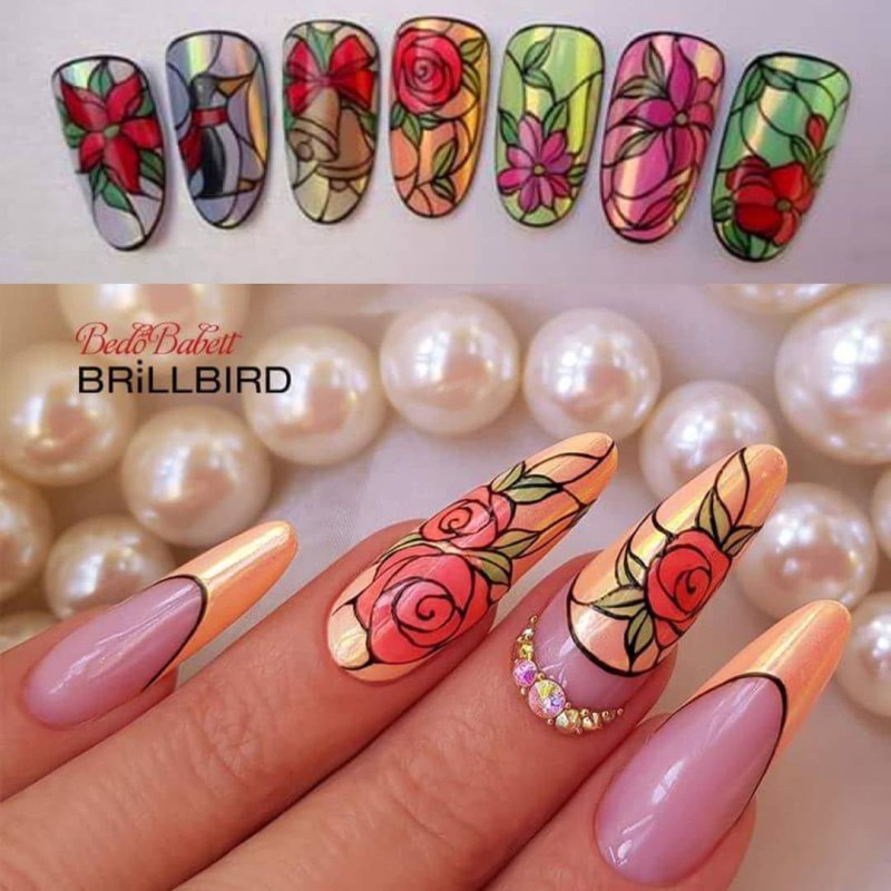 Витражный лак дизайн