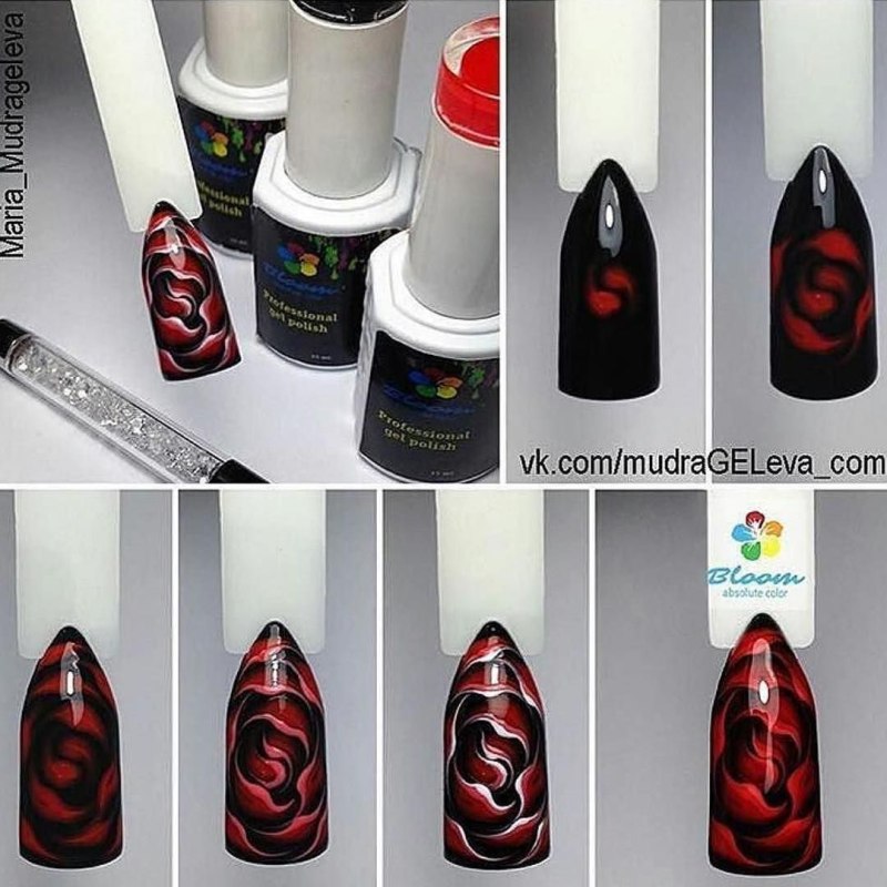 Ногти с фольгой