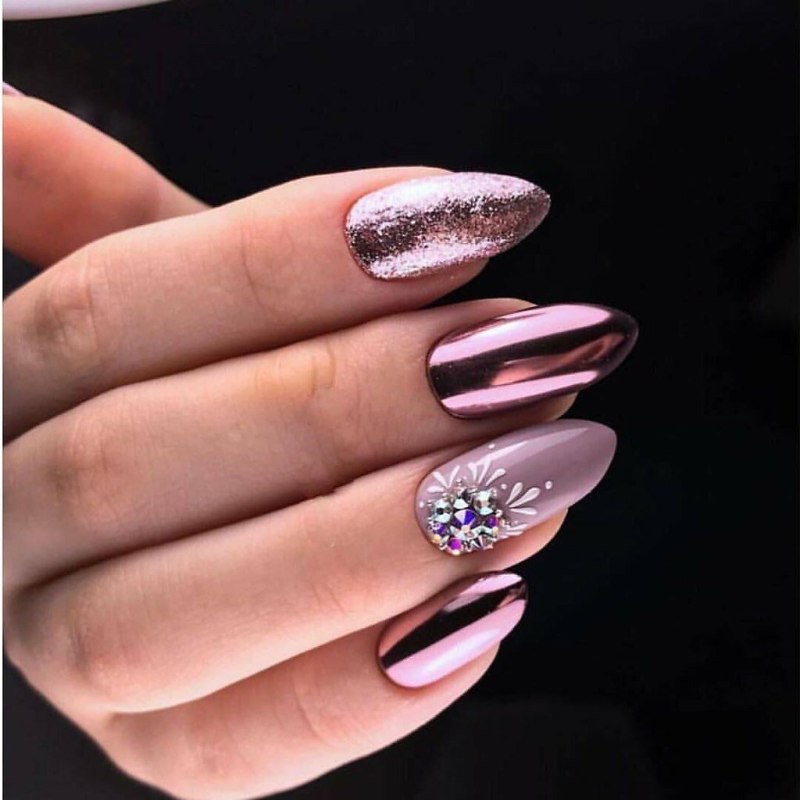 Маникюр 2022 миндаль втирка