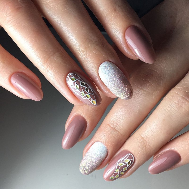 Френч 2020 миндаль с втиркой