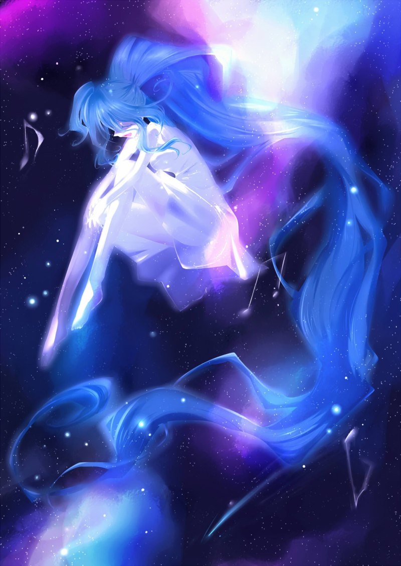 Аниме голубой