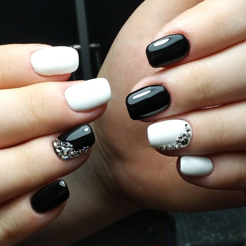 Маникюр чурный с Булым