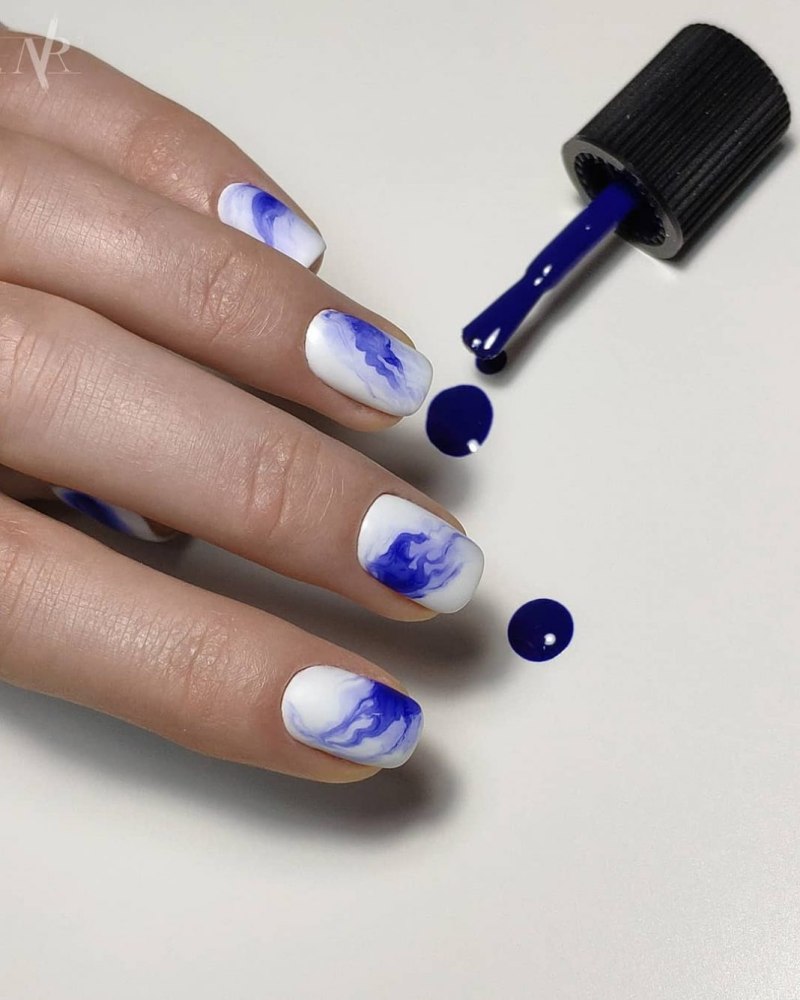 Акварельный маникюр