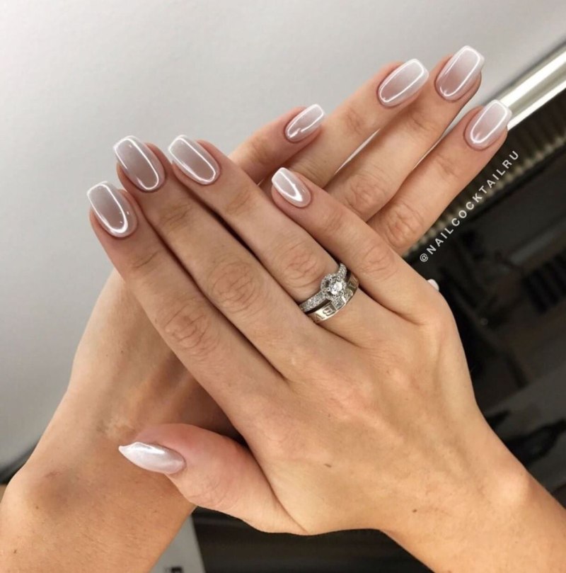 Ногти френч